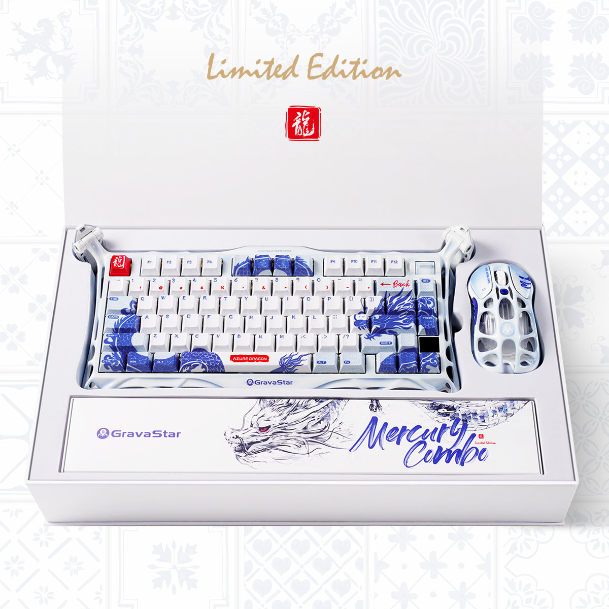 Mercury Special Edition-Porcelain Blue Gaming Set