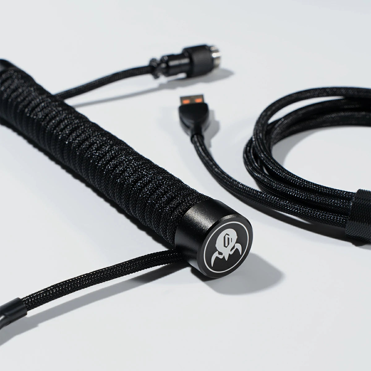 GravaStar Coiled Aviator USB Cable - Black