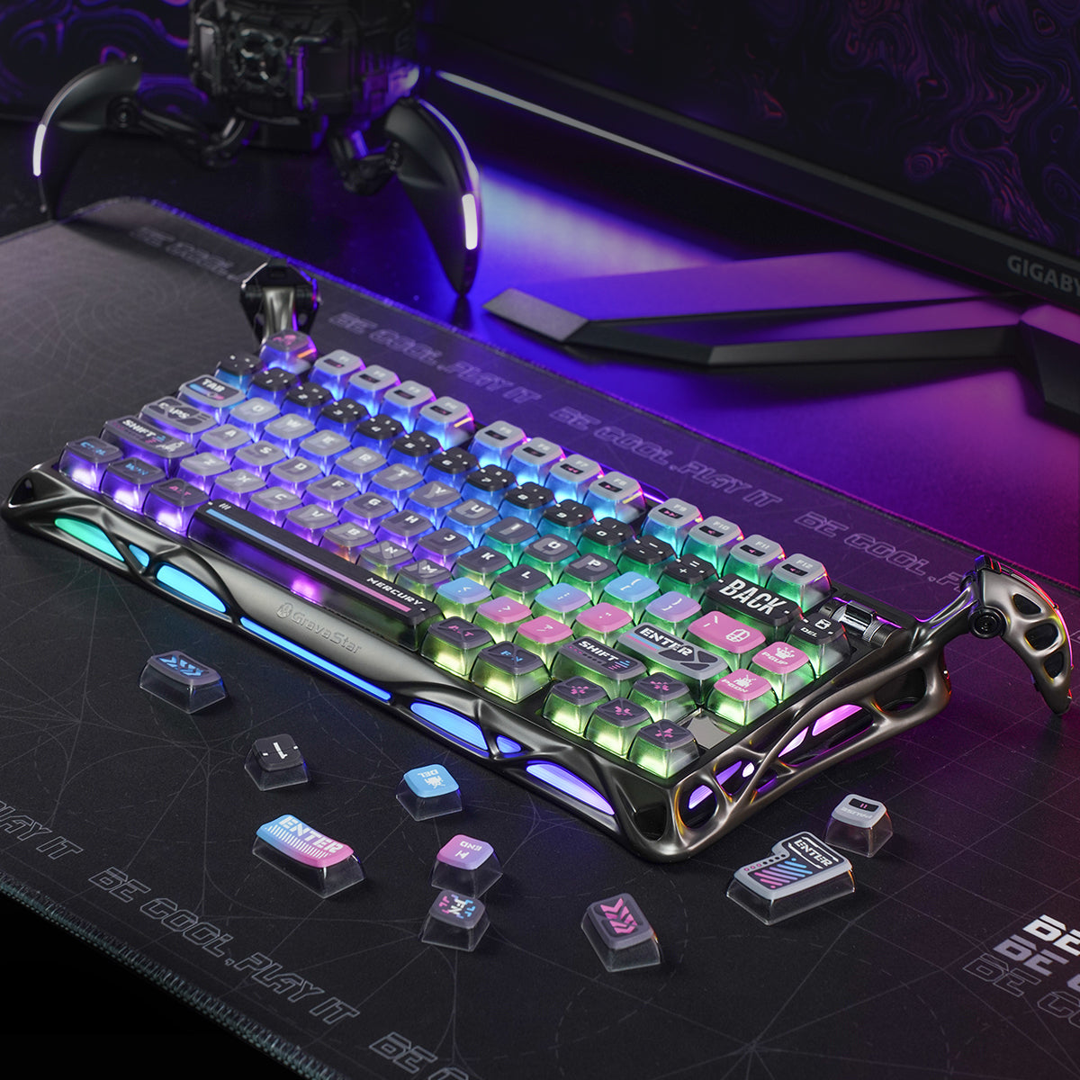 Keycaps-Cyberpunk (Keyboard Not Included)