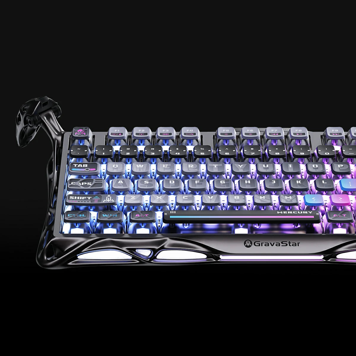 75 wireless mechanical keyboard for pc gaming RGB keebs gravastar mercury k1 pro