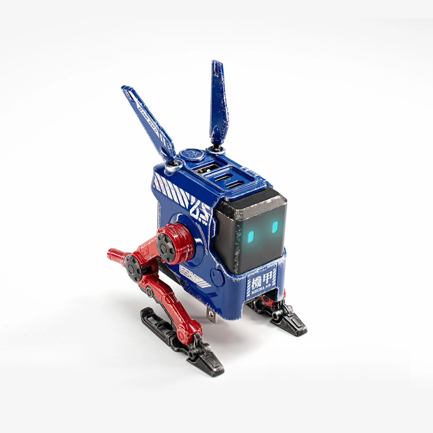 65w gan fast robot charger gravastar alpha65 blue transformer