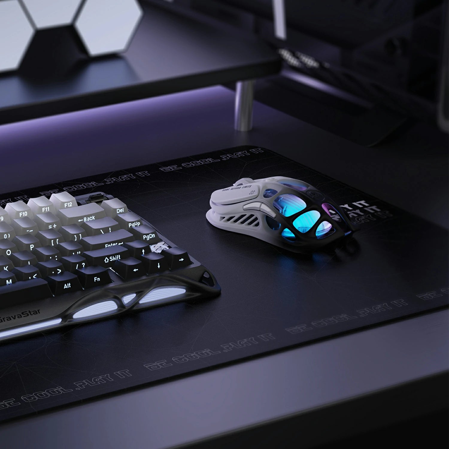 gravastar Mercury M1 Pro Gradient Black gaming mouse precision engineering advanced ergonomics for comfort during long gaming sessions